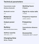 Mini Alto-Falante Portátil MINGCVIL Bluetooth à Prova d'Água IPX4 com Luzes LED para Banheiro e Área Externa, com Ventosa Grande que Pode Ser Fixada na Parede