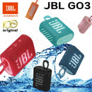 Original JBL GO 3 Alto-falante Bluetooth sem fio Alto-falante portátil à prova d'água