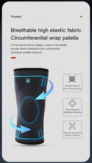 1 Peça Manga de Suporte para o Joelho em Compressão, Almofadas de Joelho Elásticas e Respiráveis, Braçadeiras para Springs, Protetor Esportivo para Ginásio, Basquete, Vôlei e Corrida