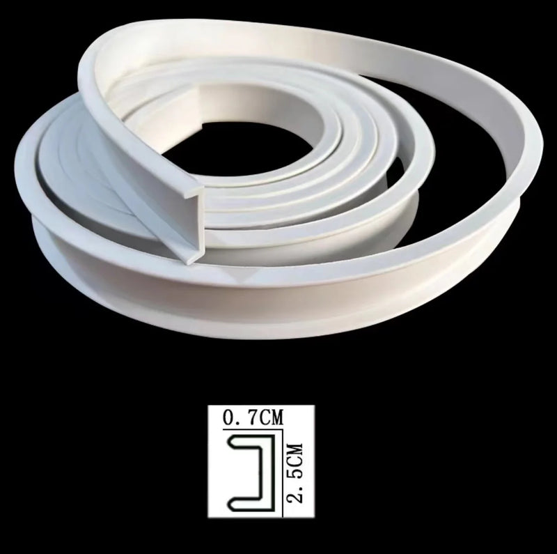 Moldura para Pintar | Design Autoadesivo de Descascar e Colar | Decoração de Casa na Moldura do Espelho do Gabinete, Borda de Parede, Decoração DIY, 1m