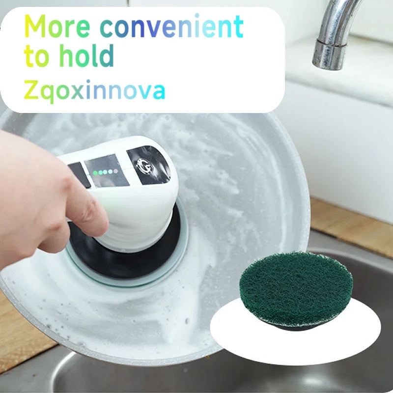 Escova Giratória Sem Fio para Uso Doméstico, Gadgets de Cozinha, Escovas de Cabelo, Vassoura para Banheiro, Mop para Vaso Sanitário, Escova de Limpeza Elétrica Multifuncional